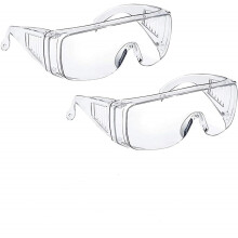 Safety Glasses (2 packs) anti -fog and fragmented evidence, ANSI Z87.1 & EN 166 UV resistant