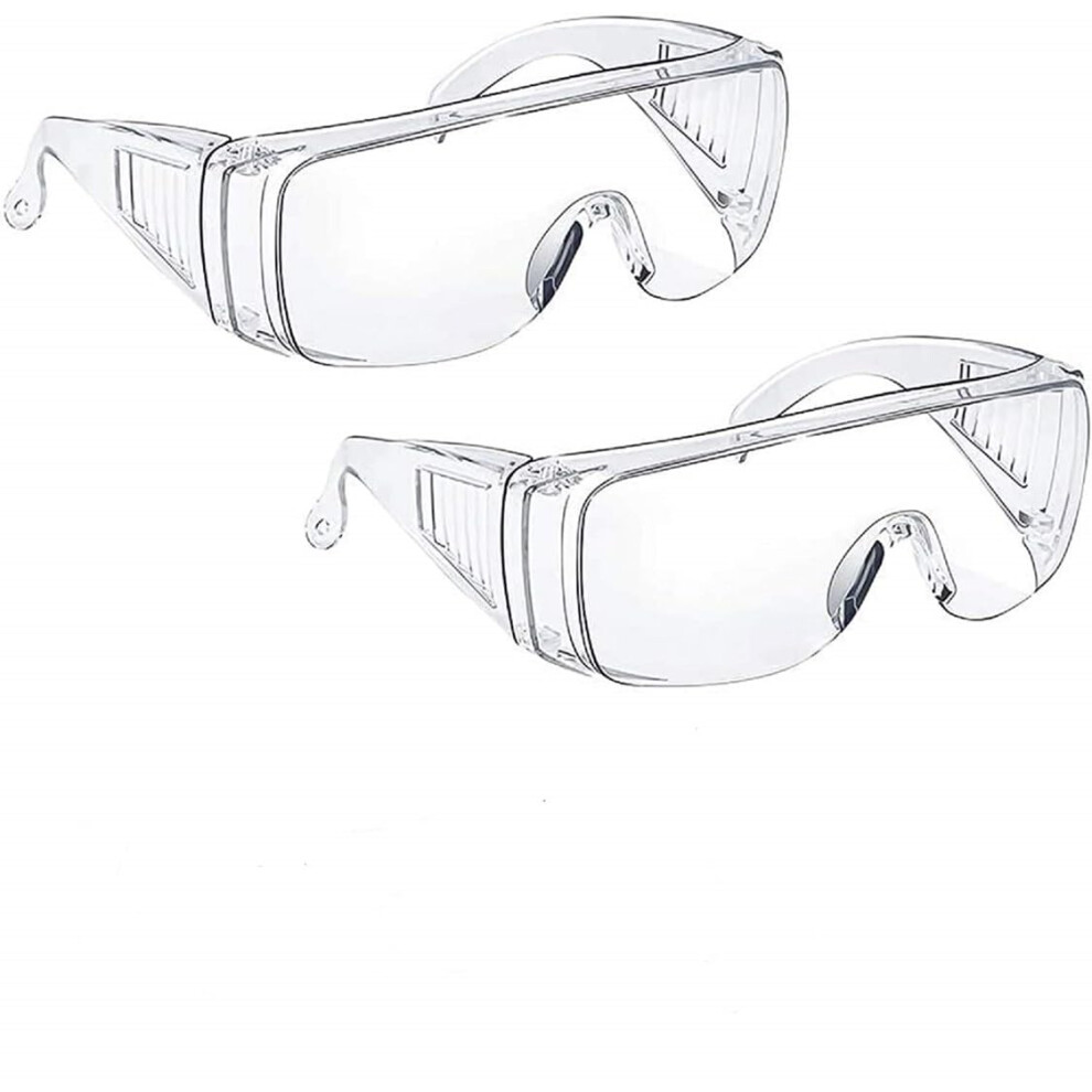 Safety Glasses (2 Packs) Anti -Fog And Fragmented Evidence, Ansi Z87.1 & En 166 Uv Resistant 9045646499871