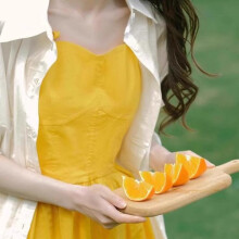 (Yellow, M) Women's yellow sleeveless dress, perfect for summer beach vacation photos; stylish maxi dress
