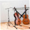 Foldable Cello Stand Adjustable Compact Holder with Stable Support for Home Use Black 3