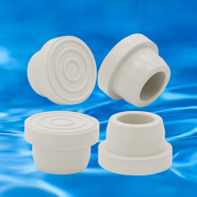 1.9 Inch Pool Ladder Bumpers – White Rubber End Caps for Inground Pools, 4 Pack