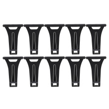 RV Awning Hooks 10 Pack S Shape Camping Hangers Quick Clip Secure Hanging for Lights and Gear