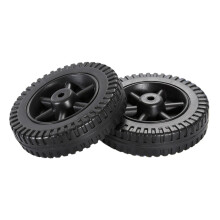 2Pcs BBQ Grill Replacement Wheels 6 Inch Universal Durable Garden Hand Truck Tires Easy Installation