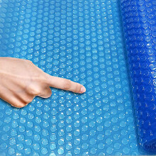 Blue Solar Pool Cover 2x5 Meter Rectangular Swimming Pool Protector, Dustproof Outdoor Design