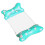 Folding Inflatable Pool Float Chair with Multi‑Mode Support, Water Hammock Lounge Sofa for Pool Beach – Light Blue 1