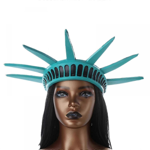 Ensemble couronne et torche de la Statue de la Liberté, déesse de Noël, cosplay 1