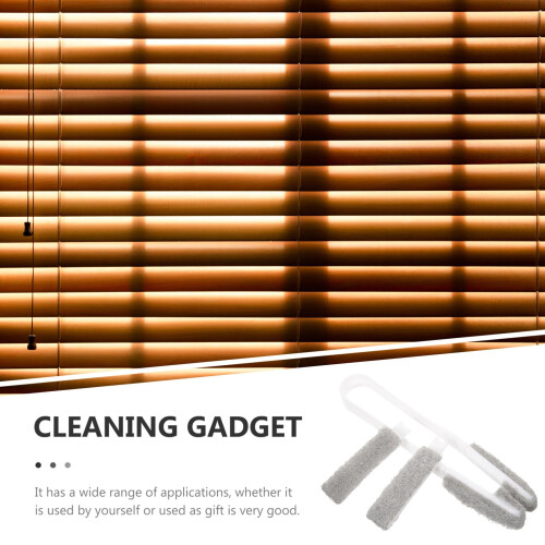 Blind Cleaner with 6 Replaceable Heads, Quick Dust Removal Window Blind Duster for Home and Car 1