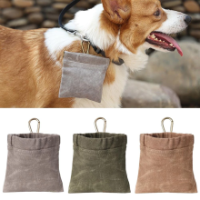 (3 unidades) Bolsa de lona impermeável para passear com cães, dobrável, para armazenar ração e para treinamento de animais de estimação * Ly
