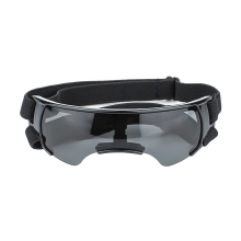 Óculos de proteção para cães com proteção UV, à prova d'água e de vento, para cães de pequeno a grande porte, com alça ajustável, rosa.