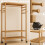Bamboo 4-in-1 Open Wardrobe with Shoe Rack 6