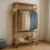 Bamboo 4-in-1 Open Wardrobe with Shoe Rack 3