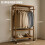 Bamboo 4-in-1 Open Wardrobe with Shoe Rack 13