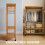 Bamboo 4-in-1 Open Wardrobe with Shoe Rack 9