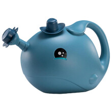 Blue Whale Kids Watering Can 1.2L with Ergonomic Handle Creative Whale Shape Thickened Pot for Garden