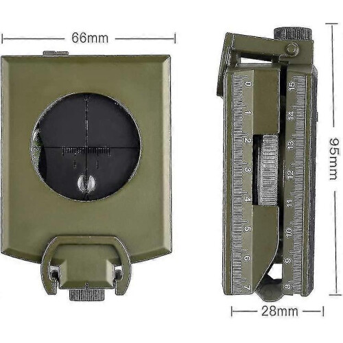 Professional Multifunctional Compass, All Metal Military Waterproof High-precision Compass 1