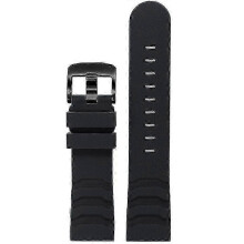(Black Black Buckle) 24mm Silicone Watchband Strap For Luminox Watches Strap Accessories