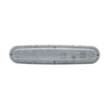 2Pcs Car Interior LED Light USB Reading Lamp with Touch Control, Dual Color White Blue, Easy Install