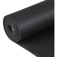 Weed Barrier Fabric 1x10m Heavy Duty Weed Control Membrane Black Landscape Film Easy Cut Design