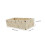 Woven Storage Basket with Stackable Cube Design, Silver Organizer for Bathroom Nursery Kitchen 2