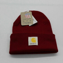 (Wine red) Unisex Acrylic Watch Hat Beanie Winter Knit Cap Authentic A18 Mens Lady