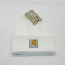(White) Unisex Acrylic Watch Hat Beanie Winter Knit Cap Authentic A18 Mens Lady