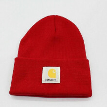 (Red) Unisex Acrylic Watch Hat Beanie Winter Knit Cap Authentic A18 Mens Lady