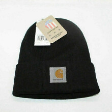 (Black) Unisex Acrylic Watch Hat Beanie Winter Knit Cap Authentic A18 Mens Lady
