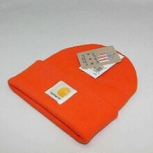 (Orange) Unisex Acrylic Watch Hat Beanie Winter Knit Cap Authentic A18 Mens Lady