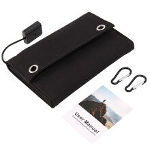 12W HopfäLlbar USB-Solpanel BäRbar HopfäLlbar VattentäT Solpanelladdare Utomhus Mobil Power Batteriladdare