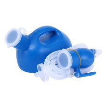 Male Urinal Bottle 2000ML Leakproof Large Capacity Reusable Pee Container for Travel Camping Car 3pcs Blue