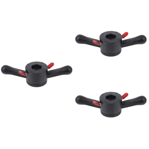 3Pièces Accessoire Équilibrage Noir Résistant Usage Auto 1