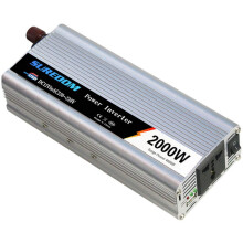 2000W Car Power Inverter 12V to 110V DC to AC Converter with USB Port Universal AC Socket and Cooling Fan