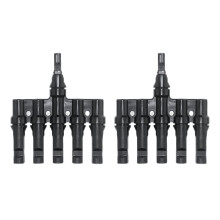 IP67 Waterproof 5 to 1 Solar Panel Connector MC4 T Branch for Safe Durable Outdoor Power Distribution