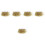 5Rolls Long Golden Artificial Pearl Strings for Vase and Party Decor 3