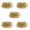 5Rolls Long Golden Artificial Pearl Strings for Vase and Party Decor 7