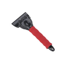 Ice Scraper for Car Scratch Foam Grip Snow Scraper for Windshield Red Winter Ice Remover Tool
