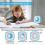 YUNBAOIT VT01 Visual Timer with Night Light 60 Minute Countdown Timer Silent Time Management Tool 2
