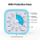 YUNBAOIT VT01 Visual Timer with Night Light 60 Minute Countdown Timer Silent Time Management Tool 3