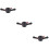3Pcs Black Car Tire Balancer Durable Multipurpose Repairing Tool 4
