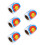Round Fluorescent Shooting Target Sheets for Precision Practice 7