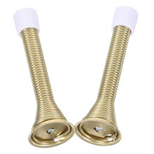 Child Safety Door Stopper 2 Pack with AntiPinch Spring Design, Noise Reduction, Easy Wall Installation