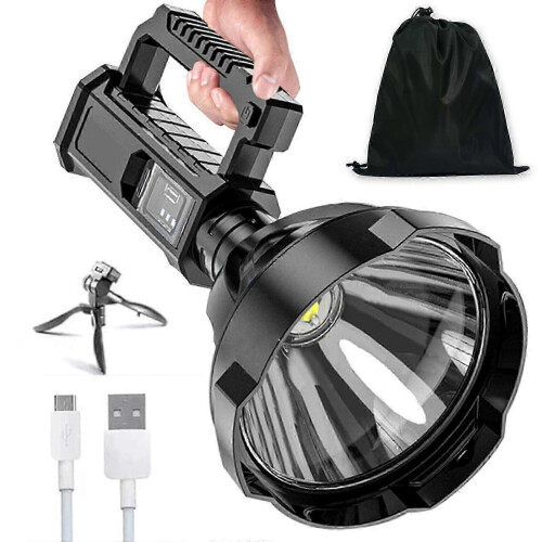 Flashlight 200000 Lumens Rechargeable, 200000 Lumen Flashlight, Brightest Flashlight, Worlds Brightest Flashlight, Flashlight 200000 Lumens (Large)