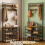 Coat Rack Stand with 5 Tier Shoe Bench 5