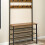 Coat Rack Stand with 5 Tier Shoe Bench 2