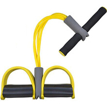 Echipament de exerciții cu coardă pentru abdomene Heymax Fitness4Tubes, bandă cu pedale
