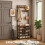 Coat Rack Stand with 5 Tier Shoe Bench 7
