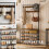 Coat Rack Stand with 5 Tier Shoe Bench 6