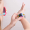 Pulseira de silicone impressa (pintada) compatível com Garmin Vivofit JR3. 5