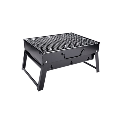 Portable Charcoal Grill Foldable BBQ Grill for Camping Outdoor Cooking Compact Tabletop Design Ref: 4251