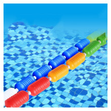 20m Nylon Rope Swimming Pool Divider with 2 Hooks, Durable Safety Buoy Line for Indoor Outdoor Use